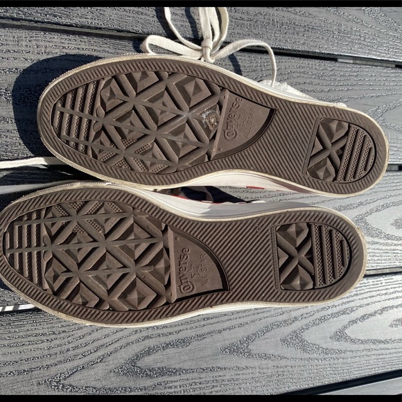 White High Top Converse - Picture 7 of 8